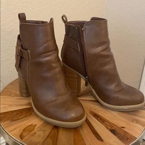 Merona Brown Booties